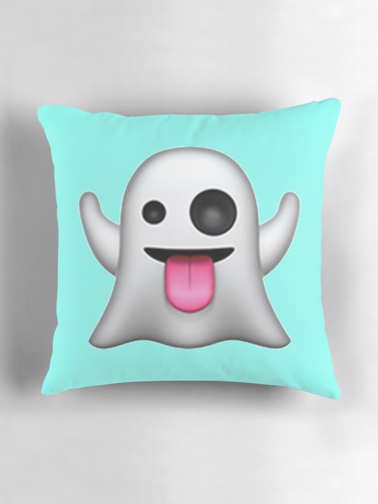 Ghost Emoji Pillow