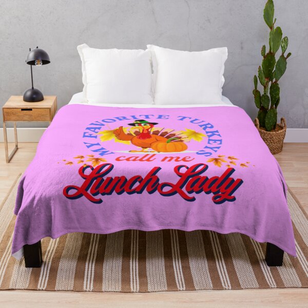 Item preview, My Favorite Turkeys Call Me Lunch Lady | Funny Happy Thanksgiving Grandma Lunch Lady quotes | gifts for thanksgiving lovers designed and sold by ThanksVibe.