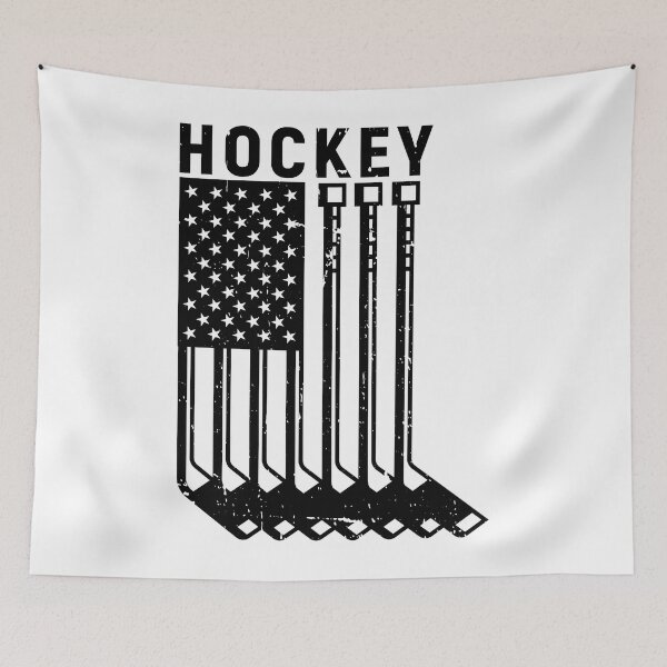 Artikelvorschau, Eishockeybekleidung mit amerikanischer Flagge für Männer, Jungen, Mädchen und Kinder entworfen und verkauft von rifatart.