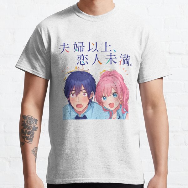 Akari Watanabe Fuufu Ijou Koibito Miman Shiori Sakurazaka T Shirt Men Women  Japanese Anime Harajuku Short Sleeve Tee Shirt Tops - AliExpress