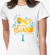 Camiseta entallada para mujer Una vez en esta isla