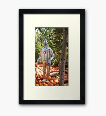Tin man Framed Print
