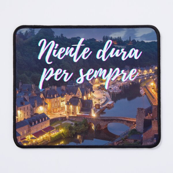 Item preview, Nothing lasts forever - popular Italian quotes theme gifts designed and sold by RebelliousRosee.