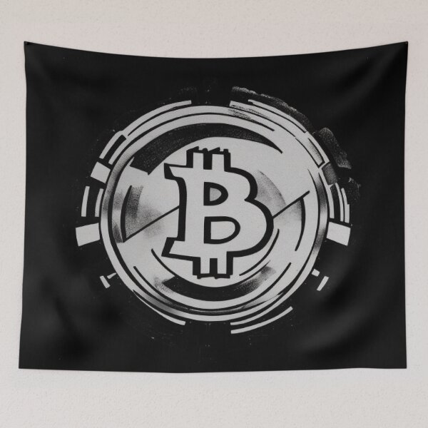 Item preview, Bitcoin BTC Cryptocurrency Art  designed and sold by tpixx.