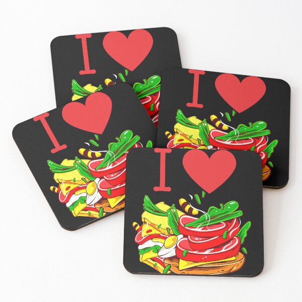 Item preview, I Love Japan Food, Funny Art designed and sold by MokonoKokoro.