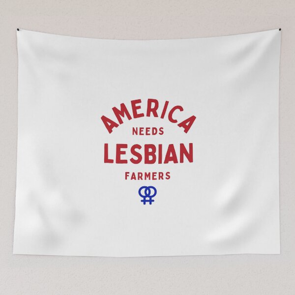 Item preview, America Need Lesbian Farmers - Lesbian Quote designed and sold by N44Prints.