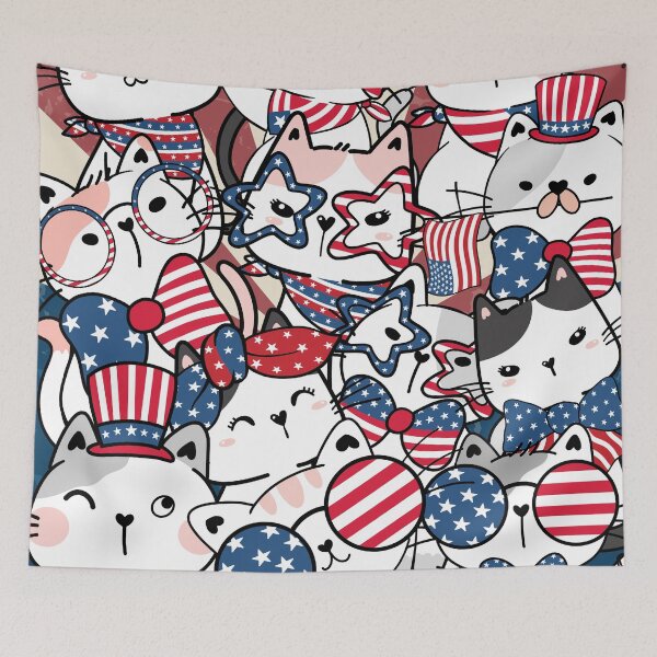 Item preview, Election Cats American stars designed and sold by LaartStudio.