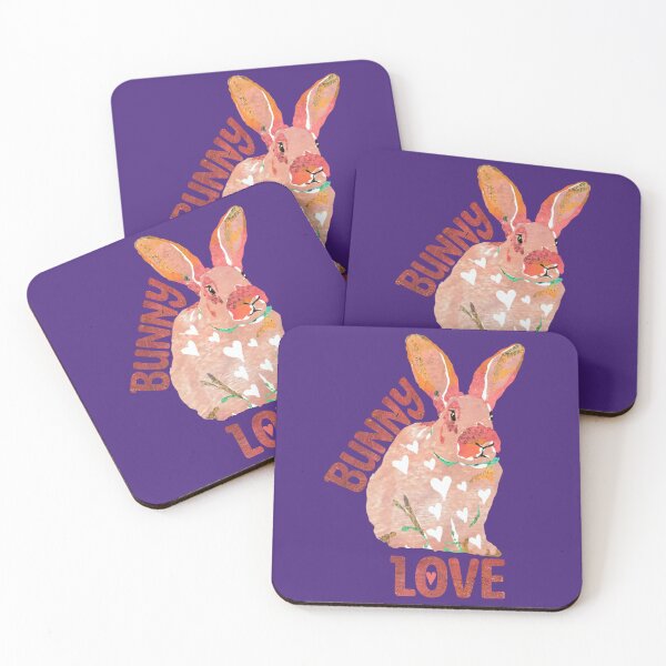 Item preview, Pastel Pink Bunny Heart Love  designed and sold by ginaisarty.