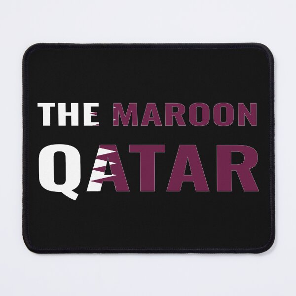 Artikelvorschau, Der Maroon Qatar World Cup Qatar 2022-Football Soccer entworfen und verkauft von PCCreations.