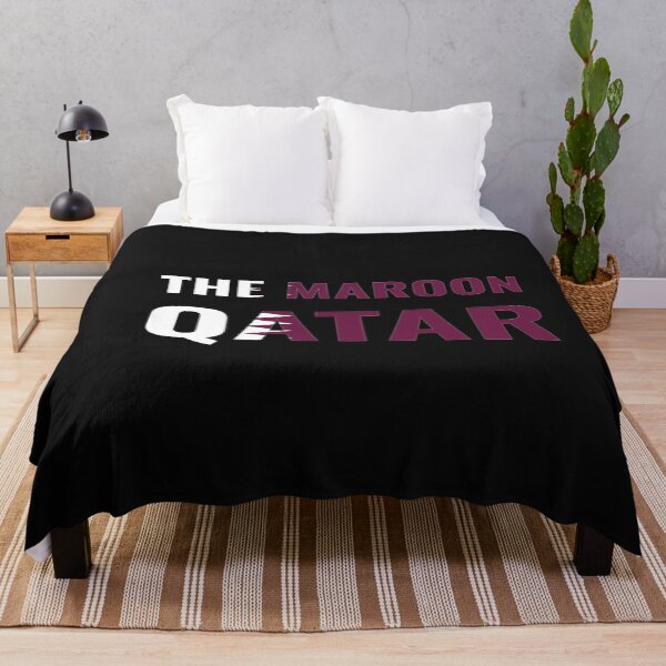 Artikelvorschau, Der Maroon Qatar World Cup Qatar 2022-Football Soccer entworfen und verkauft von PCCreations.