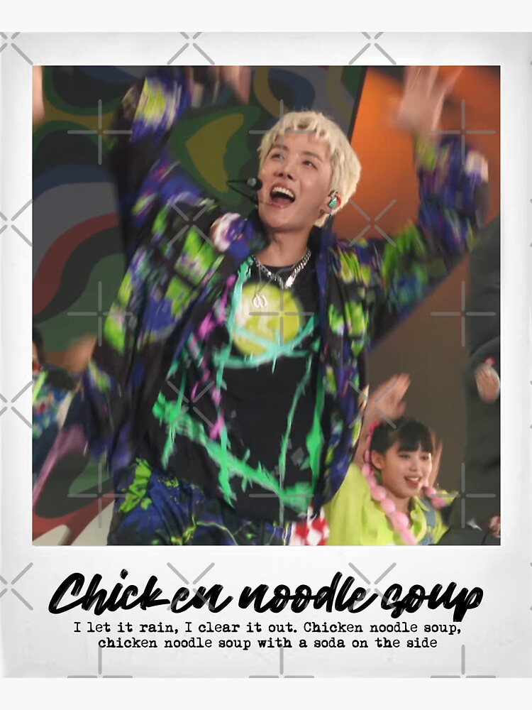 "JHope Chicken Noodle Soup" Sticker for Sale by mymikrokosmos