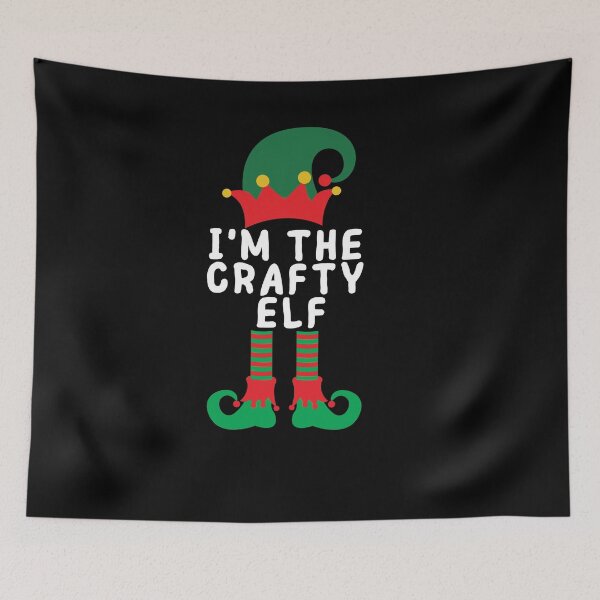 Item preview, Funny I'm the Crafty Elf - Christmas designed and sold by Sam Artist.