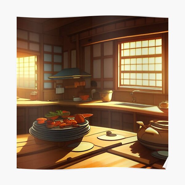 Kitchen Background  Mobile Game Art Lovee Dreams  Anime house Kitchen  background Animation background