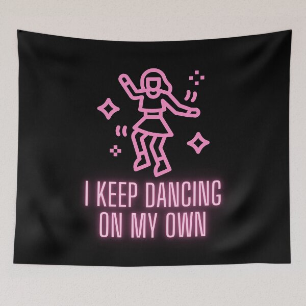 Item preview, I Keep Dancing On My Own Design Neon Pink Woman - Perfect For New Year Party designed and sold by Olivvier.