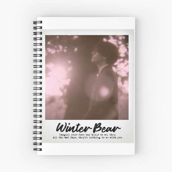 Item preview, v / taehyung - winter bear designed and sold by mymikrokosmos.
