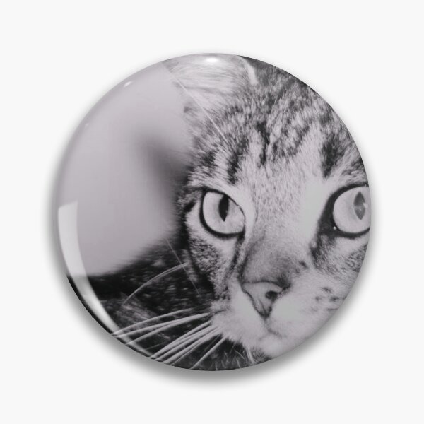 Item preview, tabby cat black and white designed and sold by Francespoppy.