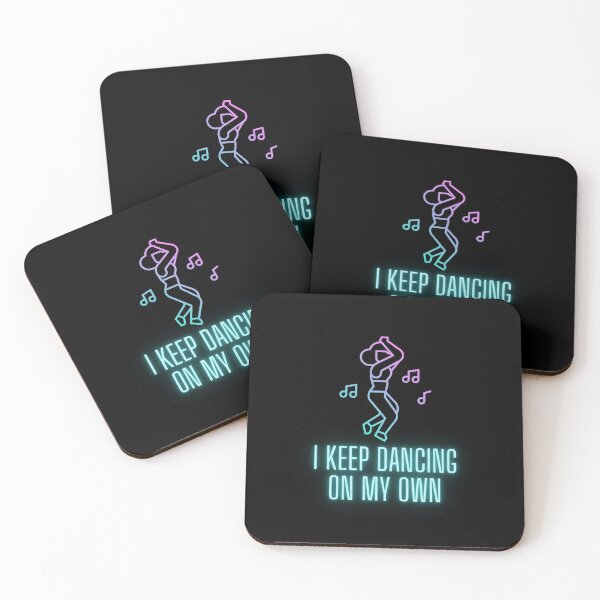 Item preview, I Keep Dancing On My Own Design Neon Colorful Woman - Perfect For New Year Party designed and sold by Olivvier.