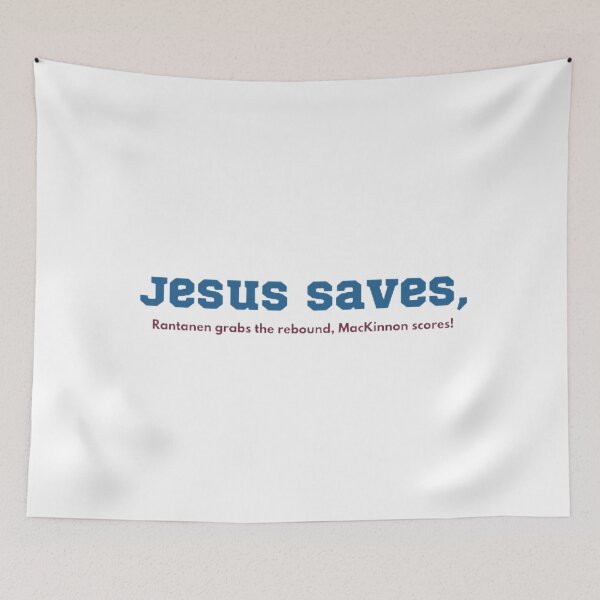 Item preview, Jesus Saves, MacKinnon Scores! designed and sold by BradburyWorx.