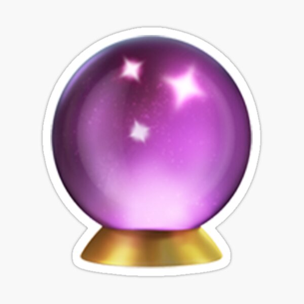 Crystal Ball Emoji Sticker for Sale by emojiqueen