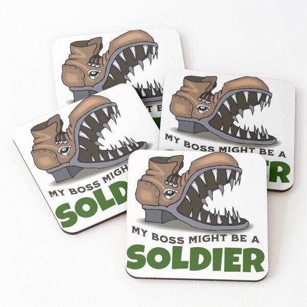 Item preview, My Boss Might Be A Soldier designed and sold by 4creativcultur.