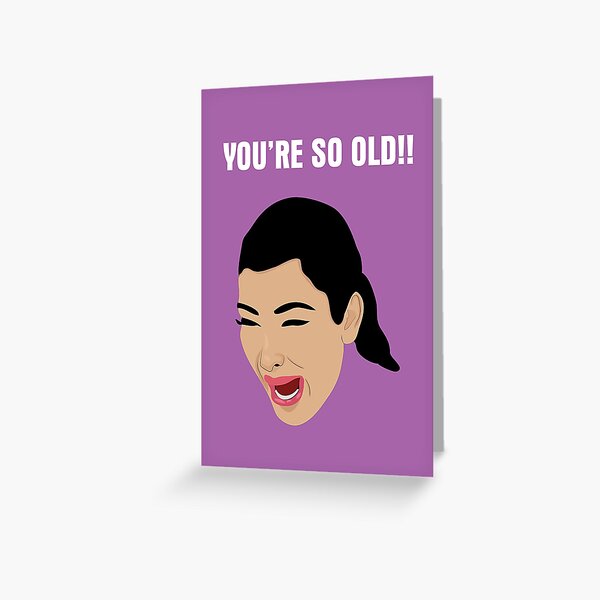 Kim Kardashian Funny Crying Face Birthday Card - Greeting, Kardashians,  Best Friend, Daughter, Sister, Mom, Girlfriend, Gifts For Her, Pal