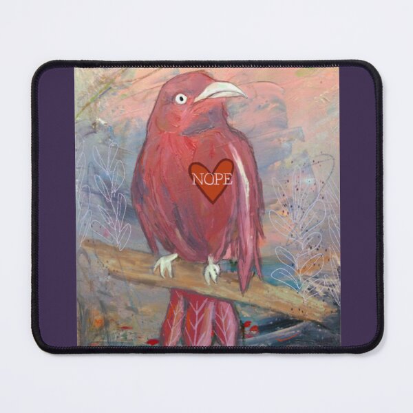 Item preview, Nope to Love Pink Painted Raven designed and sold by ginaisarty.
