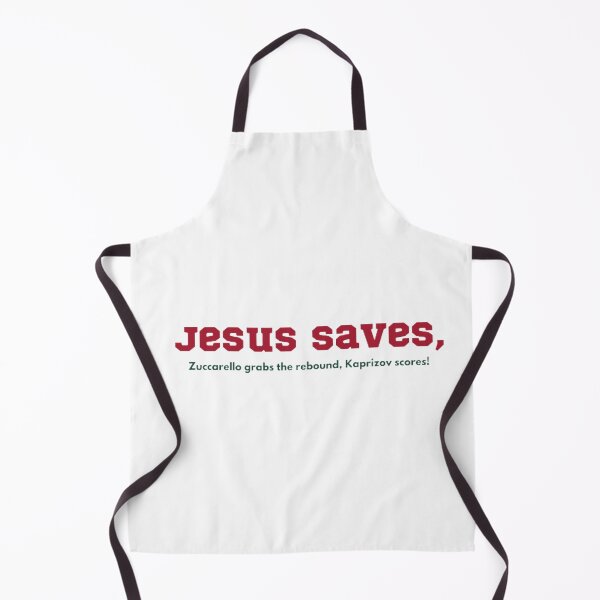Item preview, Jesus Saves, Kaprizov Scores! designed and sold by BradburyWorx.