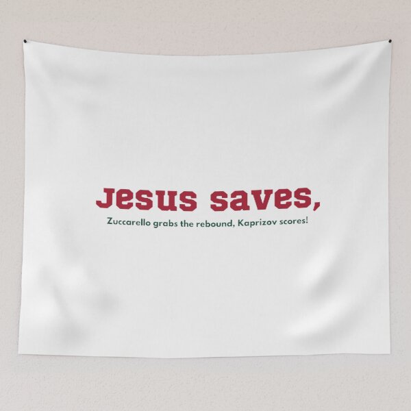 Item preview, Jesus Saves, Kaprizov Scores! designed and sold by BradburyWorx.