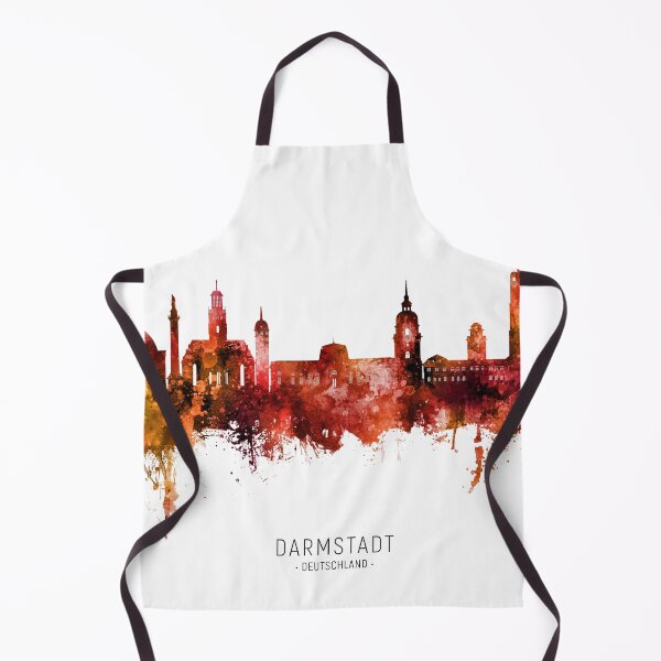 Item preview, Darmstadt Germany Skyline designed and sold by ArtPrints.