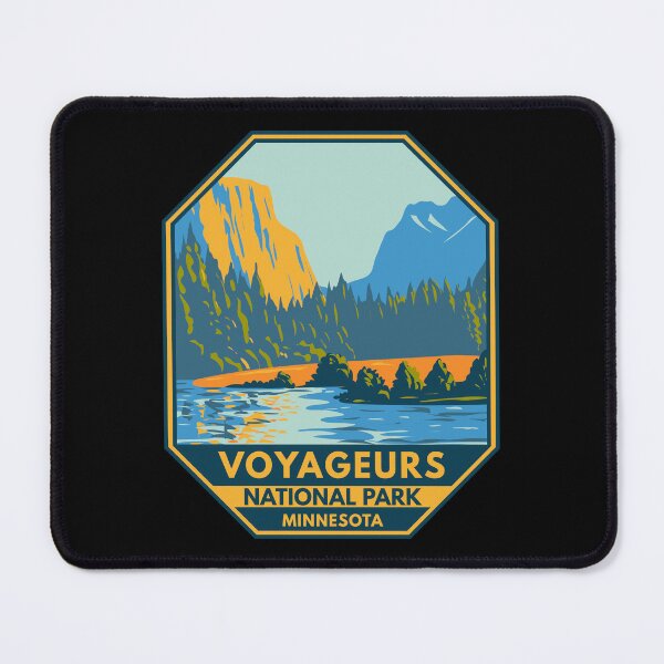 Item preview, Voyageurs National Park Retro Emblem designed and sold by KrisSidDesigns.