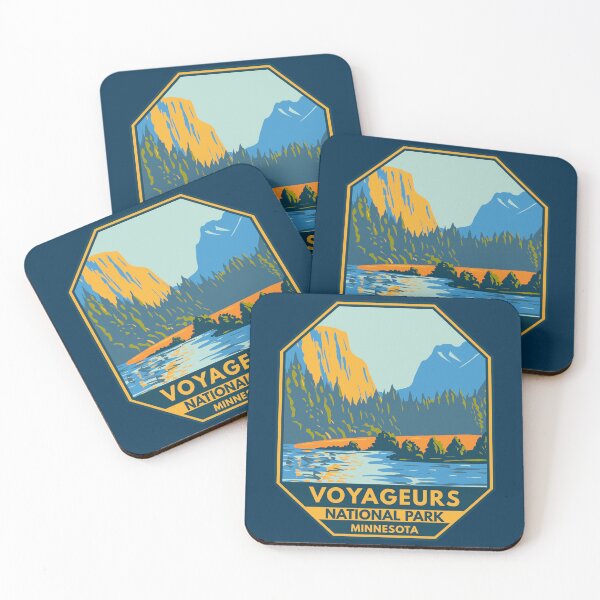 Item preview, Voyageurs National Park Retro Emblem designed and sold by KrisSidDesigns.