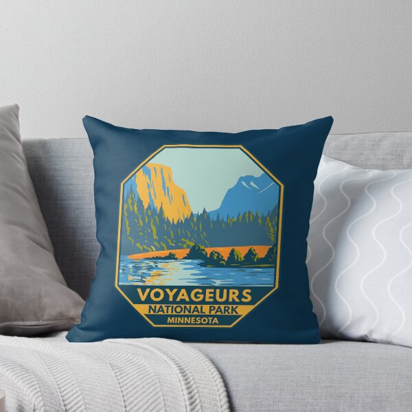 Item preview, Voyageurs National Park Retro Emblem designed and sold by KrisSidDesigns.