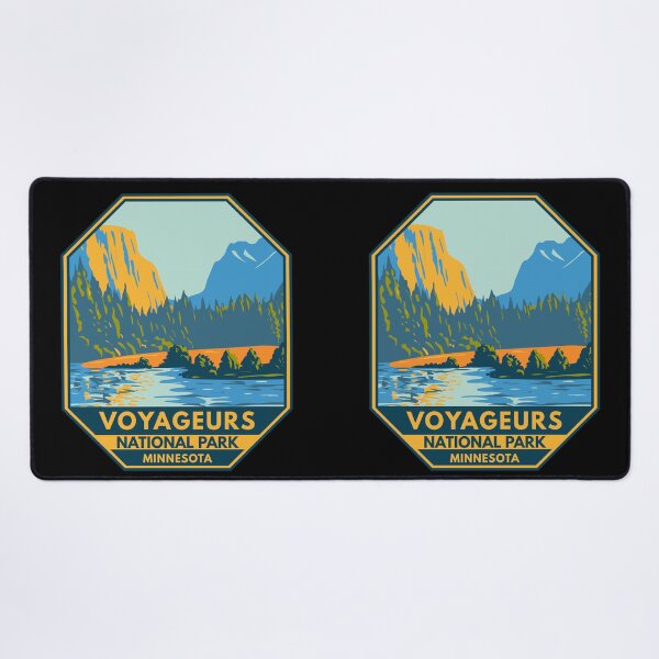 Item preview, Voyageurs National Park Retro Emblem designed and sold by KrisSidDesigns.