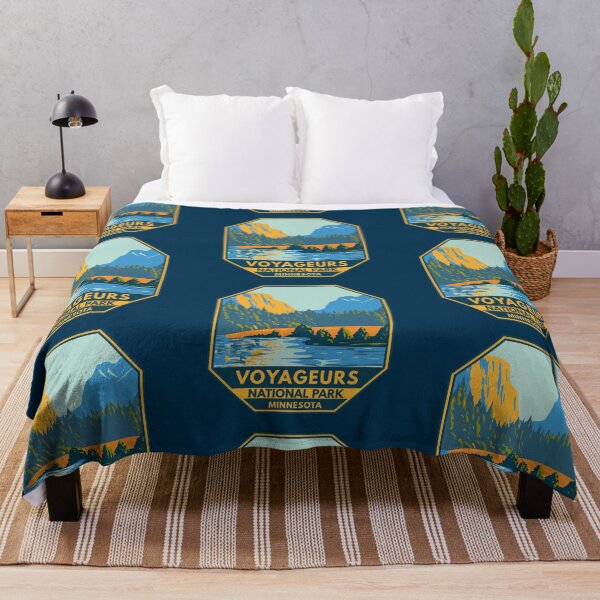 Item preview, Voyageurs National Park Retro Emblem designed and sold by KrisSidDesigns.