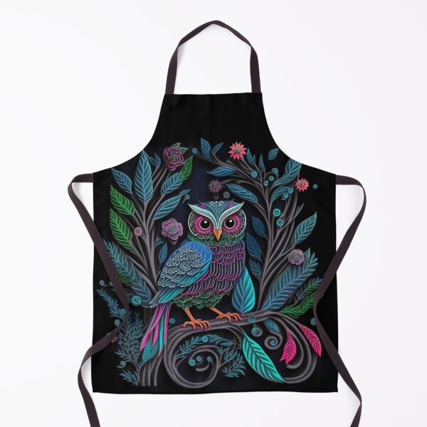 Item preview, Night owl paper cut designed and sold by ai1art.