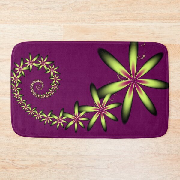 Item preview, Gold Fractal Flowers designed and sold by pinkal.