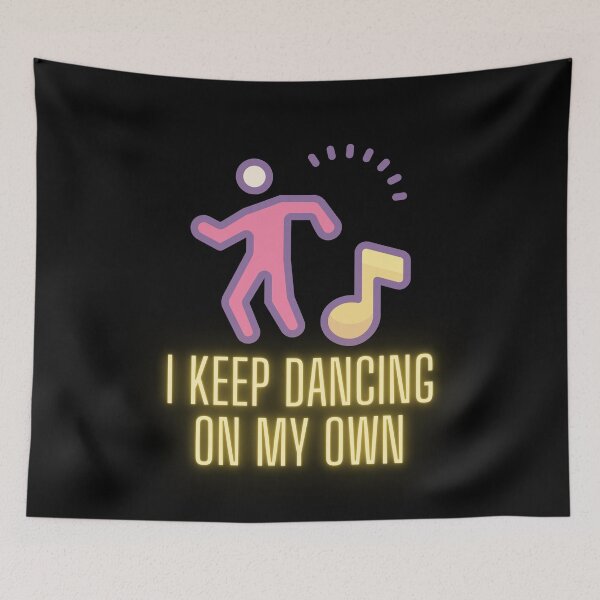 Item preview, I keep dancing on my own design yellow neon - perfect for new year party designed and sold by Olivvier.