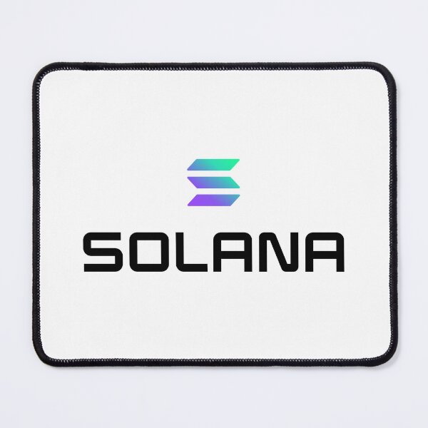 Artikelvorschau, Solana SOL Crypto Altcoin – Sauberes kleines vertikales Farbverlaufslogo mit schwarzem Textlogo entworfen und verkauft von CryptoMoods.