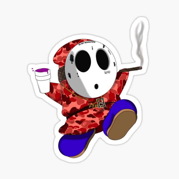 SHY GUY HYPE BEAST EDIT Sticker