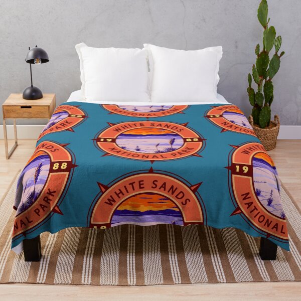 Item preview, White Sands National Park Retro Compass Emblem designed and sold by KrisSidDesigns.