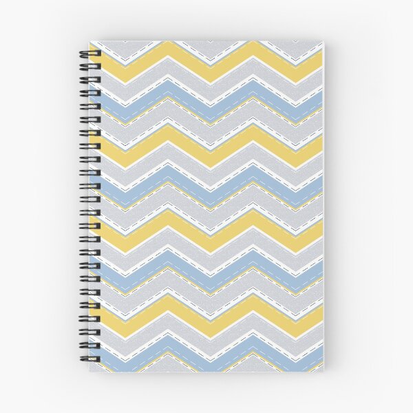Item preview, Zigzag pattern. Light blue, yellow, gray, white stripes. designed and sold by marinaklykva.