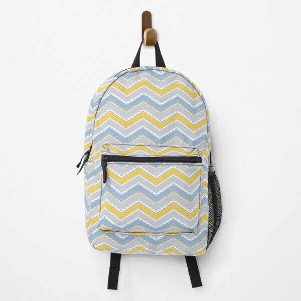 Item preview, Zigzag pattern. Light blue, yellow, gray, white stripes. designed and sold by marinaklykva.