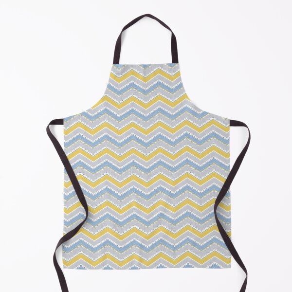 Item preview, Zigzag pattern. Light blue, yellow, gray, white stripes. designed and sold by marinaklykva.