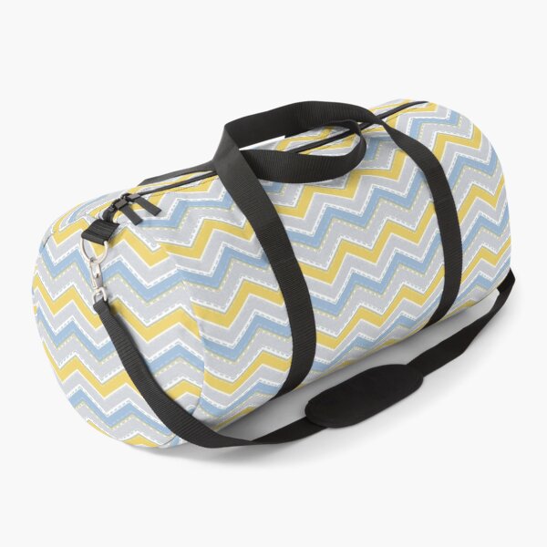 Item preview, Zigzag pattern. Light blue, yellow, gray, white stripes. designed and sold by marinaklykva.