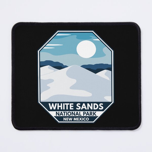 Item preview, White Sands National Park Minimal Retro Emblem designed and sold by KrisSidDesigns.