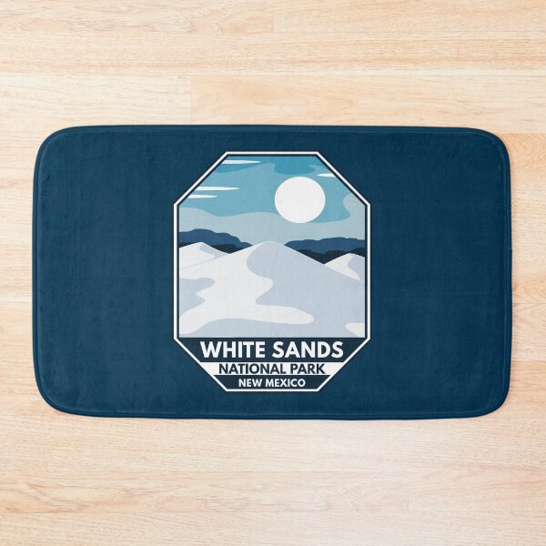 Item preview, White Sands National Park Minimal Retro Emblem designed and sold by KrisSidDesigns.