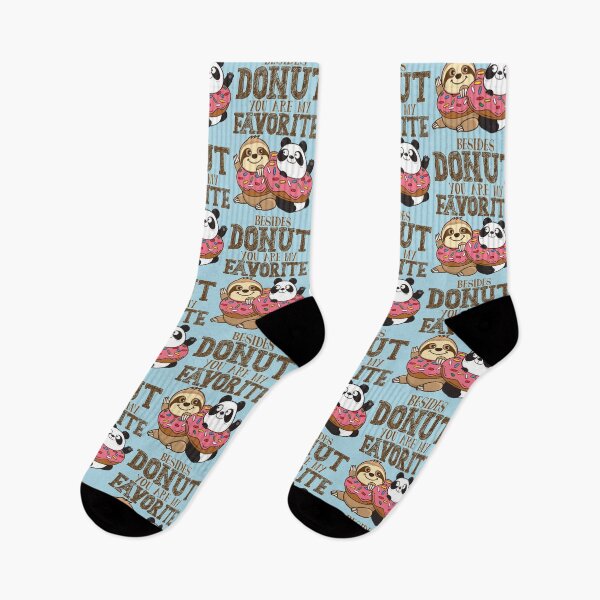Item preview, Sloth Panda - Besides Donut You Are My Favorite designed and sold by plushism.