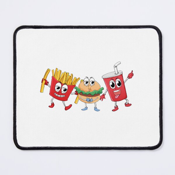 Item preview, fast food national day set with happy faces Sticker&shirt. designed and sold by Lachkarstore.