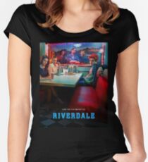 riverdale - The life of a designer is a life of fight. Women's Fitted Scoop T-Shirt