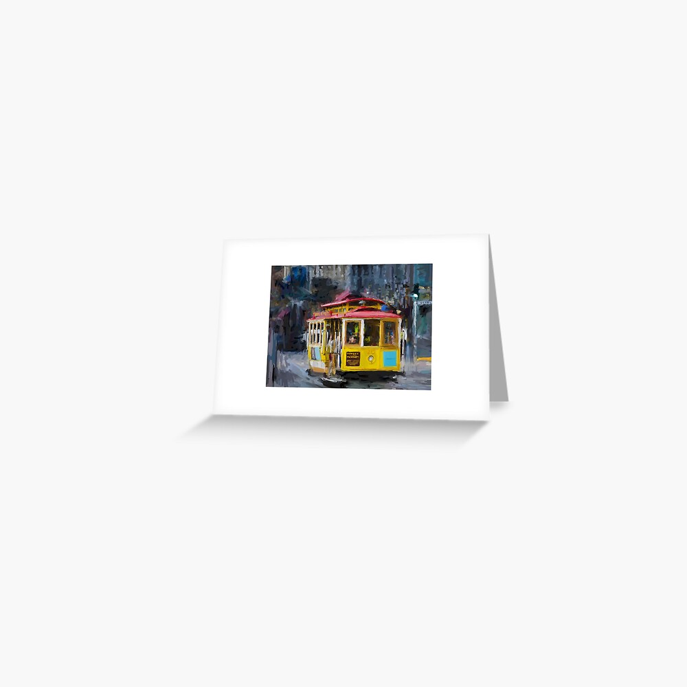 Powell Street Cablecar Greeting Card